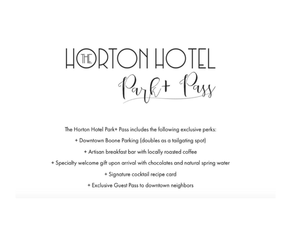 The Horton Hotel Boone Extérieur photo